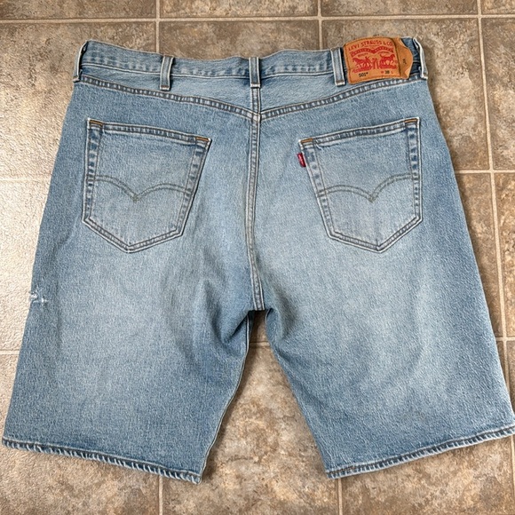 Levi’s 501 Men Buttonfly Denim Short size 38 - Picture 9 of 10